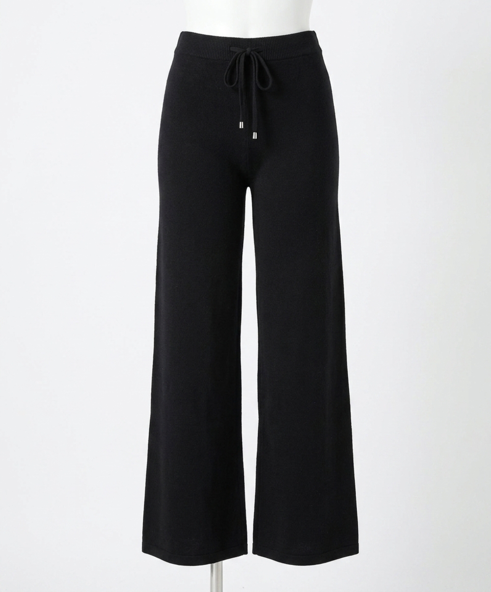 NEW FRENCH KYSS drawstring lounge pant in black